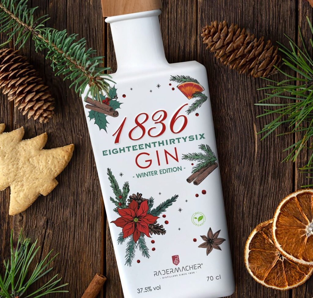 1836 Organic Gin Winter 70cl