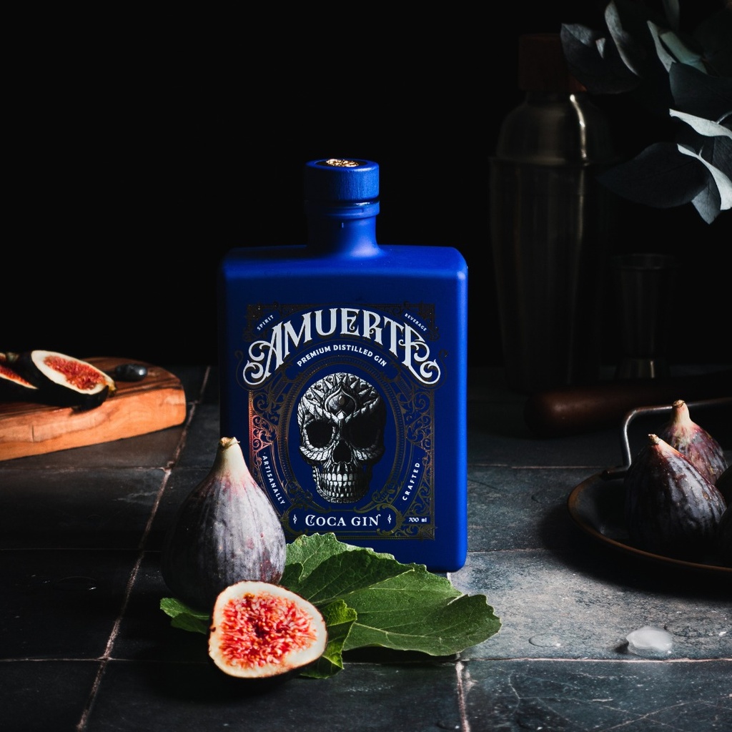 Amuerte Coca Leaf Gin Blue Edition 70cl