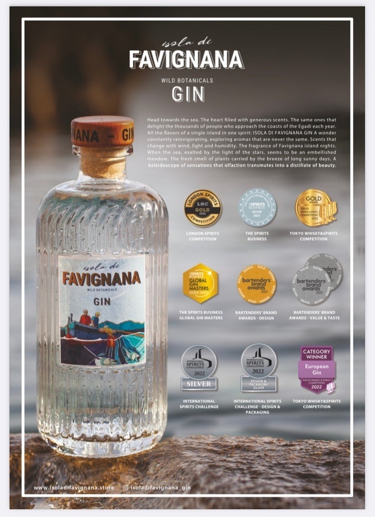 Gin Isola Di Favignana 70cl