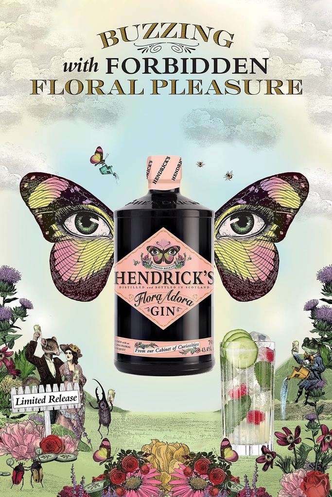 Hendrick's Flora Adora Gin 70cl