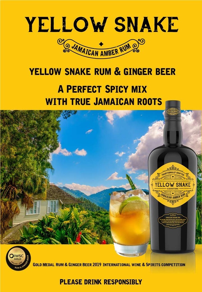 Island Signature Yellow Snake Jamaica 70cl