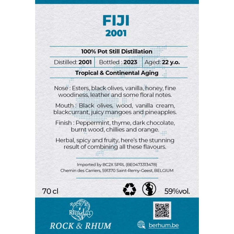 Rock&Rhum Fiji 2001-2023 70cl