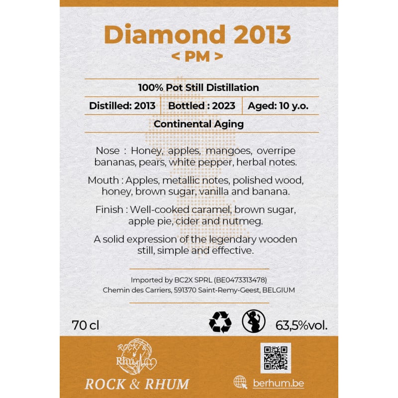 Rock&Rhum Diamond Port-Mourant 2013-2023 (full) 70cl