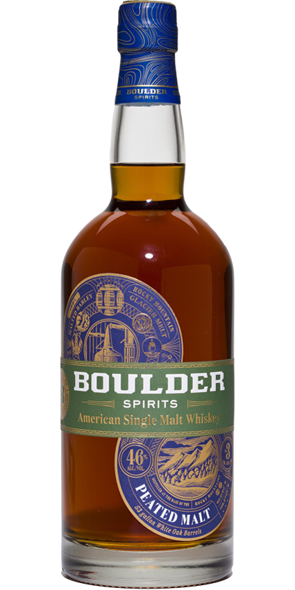 Boulder Spirits American Single Malt Peated Whisky 70cl