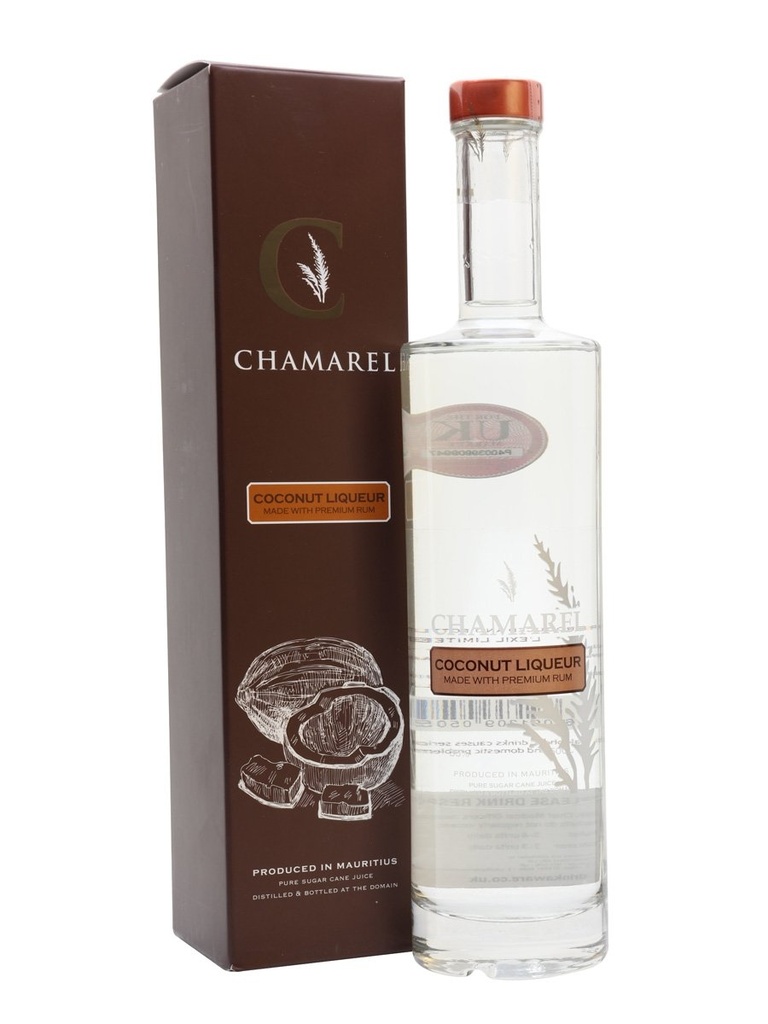 Chamarel Coconut Liqueur 50cl