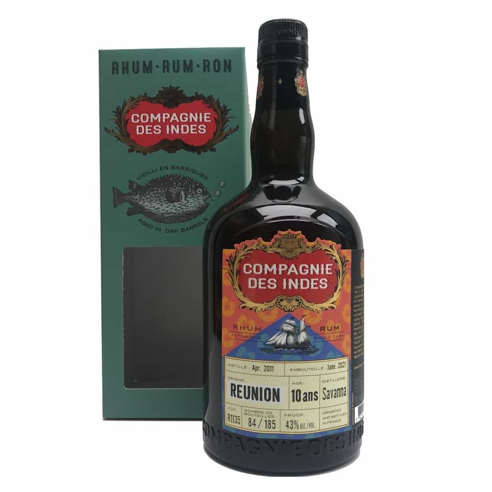 Compagnie des Indes Réunion 10Y 70cl