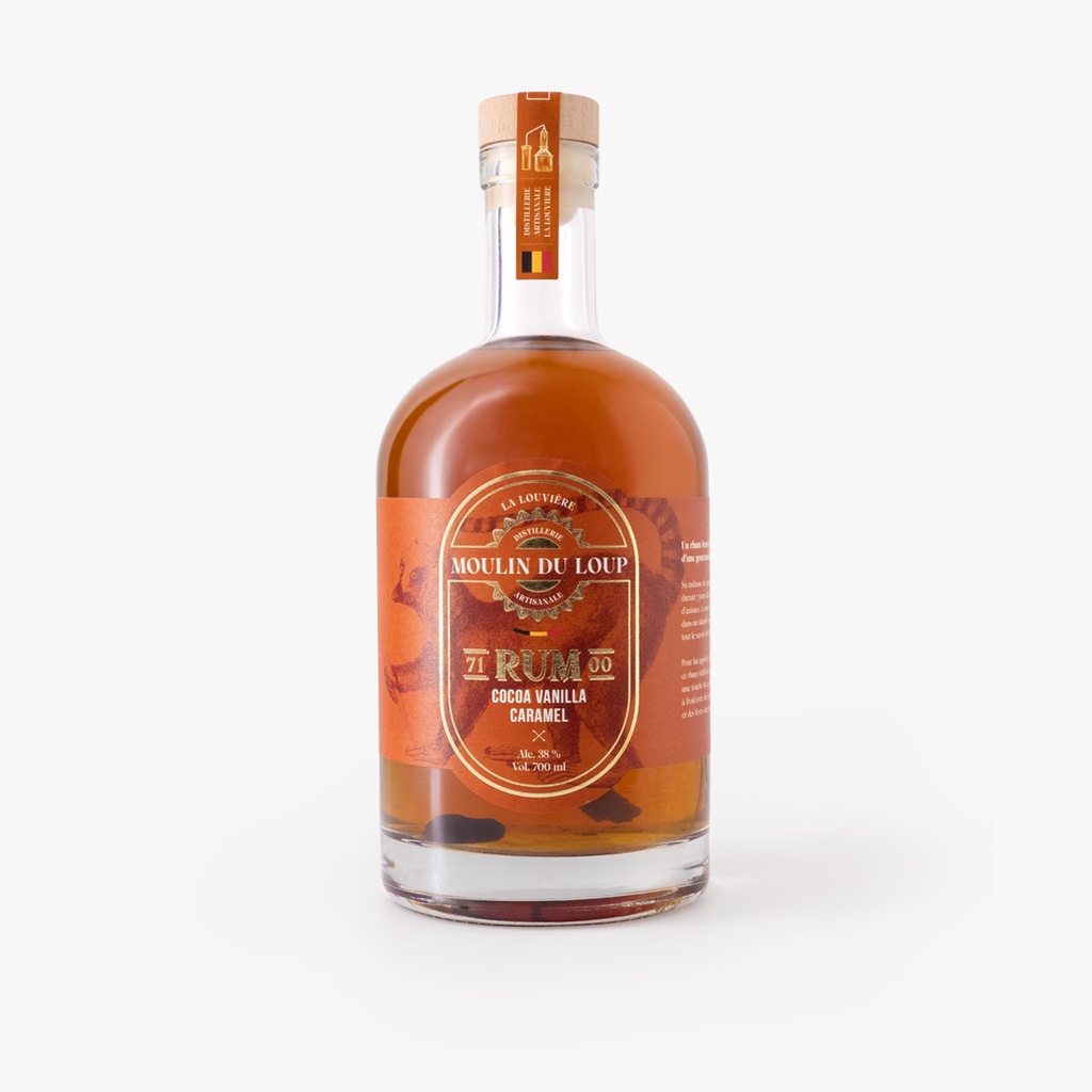 Moulin du Loup Rhum Cacao/Vanille/Caramel 70cl