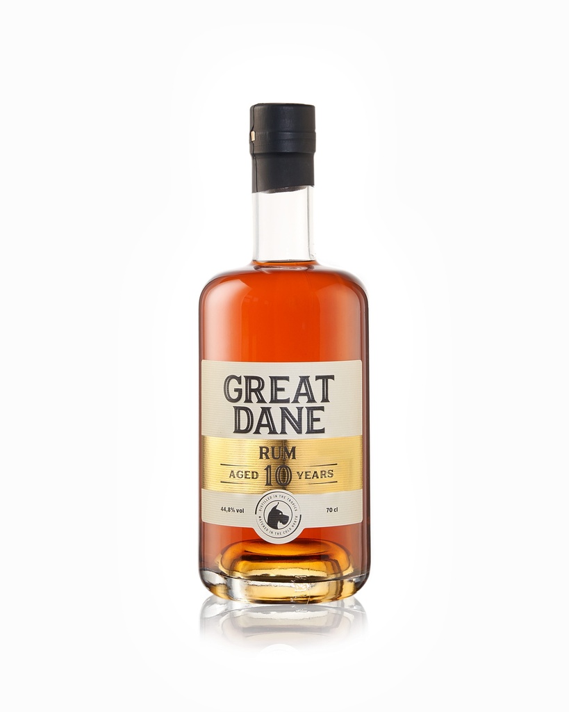 Great Dane Rum - 10 years old Rum (Foursquare Bourbon + Sherry Finish in DK) 70cl