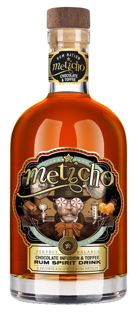 Meticho Chocolat toffee 70cl