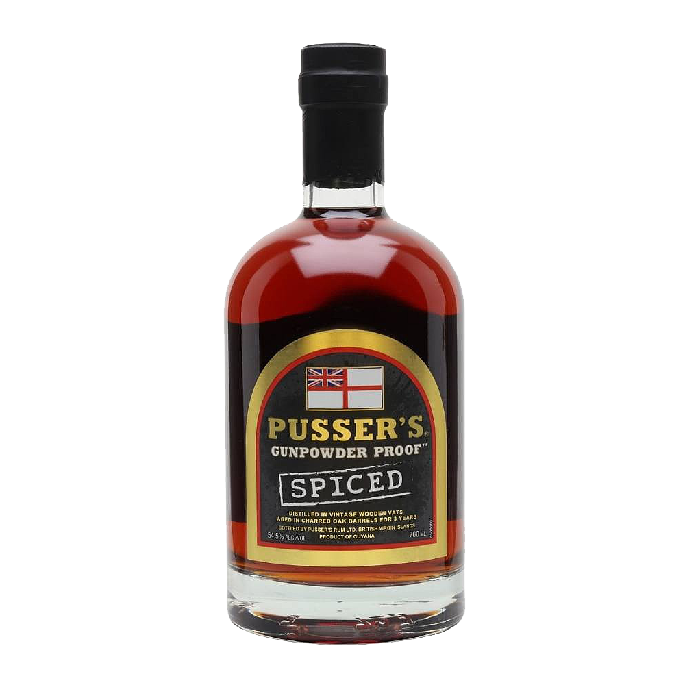 Pusser's Rum Gunpowder Spiced  - 54.5 % 70cl 