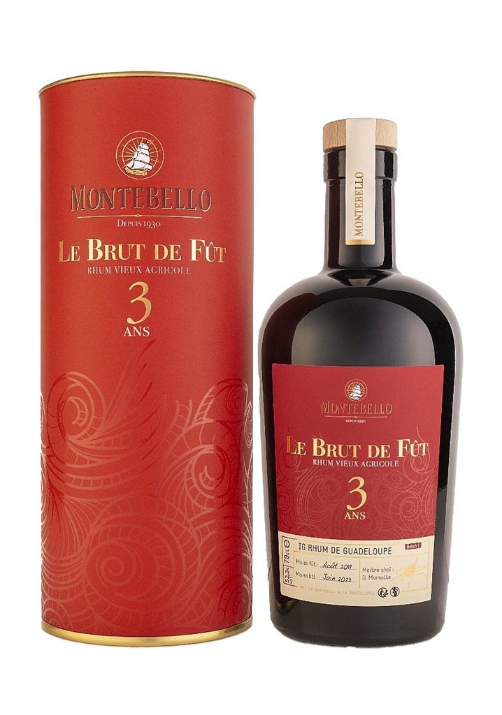 Montebello 3 ans Brut de fût 70cl