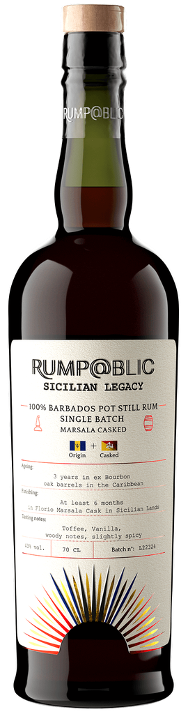 Rump@blic single batch Barbados pot still 70cl