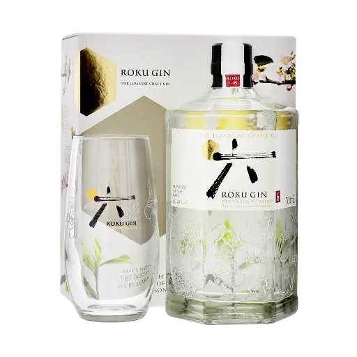 Roku Gin 70cl + verre