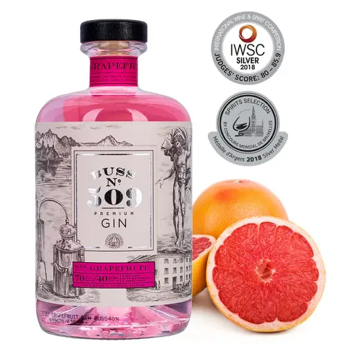 Buss 509 Gin Pink grapefruit 70cl