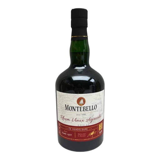 Montebello rhum Vieux 3 Ans Batch 2022 70cl 42%