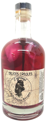 [547] Rhum Guiose Litchi/Fruits rouge 70cl