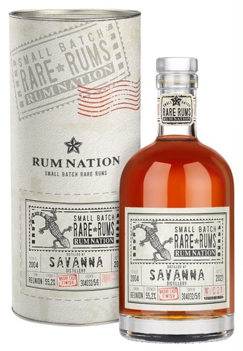 Rum Nation Rare Savanna 2004 2021 Whisky Cask Finish 70cl