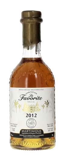 La Favorite Millésime 2012 9 ans 70cl 49,3°