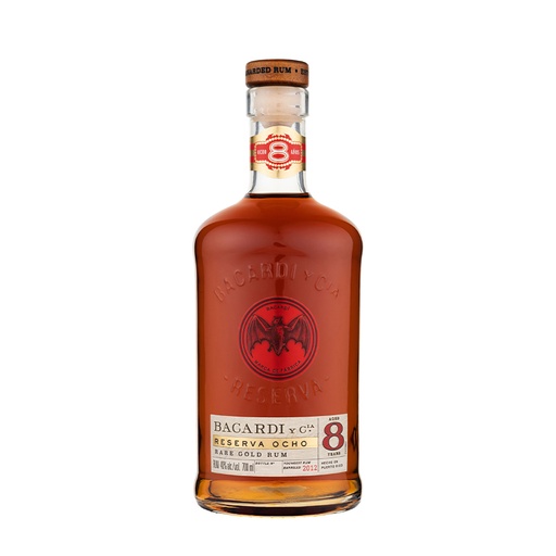 Bacardi Reserva Ocho 8 ans 70cl 