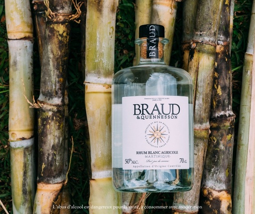 Braud & Quennesson Rhum Blanc Agricole 50°  70cl